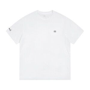 Simple White Round Neck Quick-Drying T-Shirt Kolon Sport